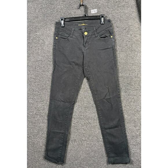 Southpole Skinny Jeans Juniors Size 5 Black Denim Stretch Low Rise Cotton - Picture 1 of 7